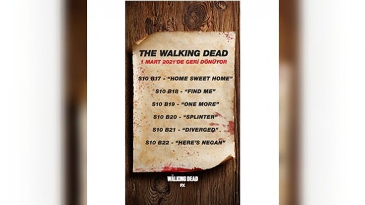 The Walking Dead'ın 10. sezon ekstra bölümleri FX’te!