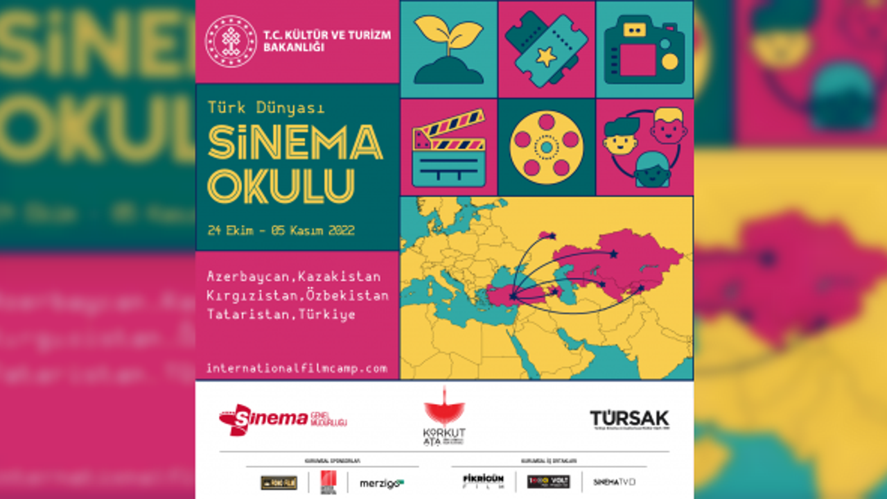 “Türk Dünyası Sinema Okulu” etkinliği sinemaseverlerle bir araya geliyor