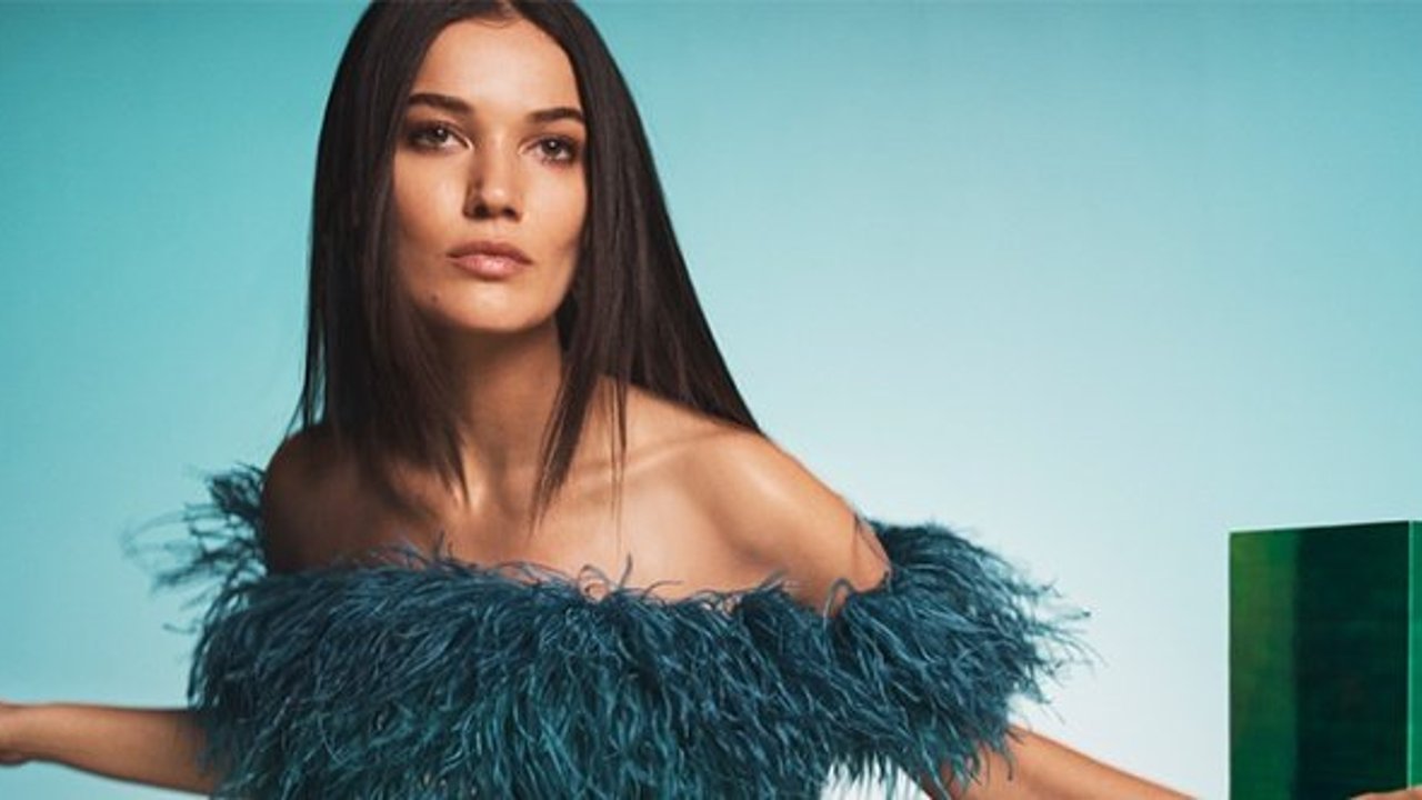 Pınar Deniz, reklam çekimi için objektif karşısına geçti