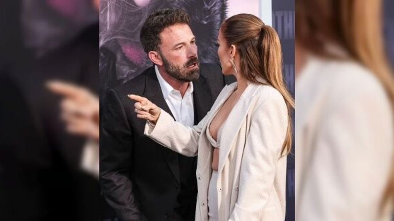 Ben Affleck ve Jennifer Lopez, kameraların önünde tartıştı