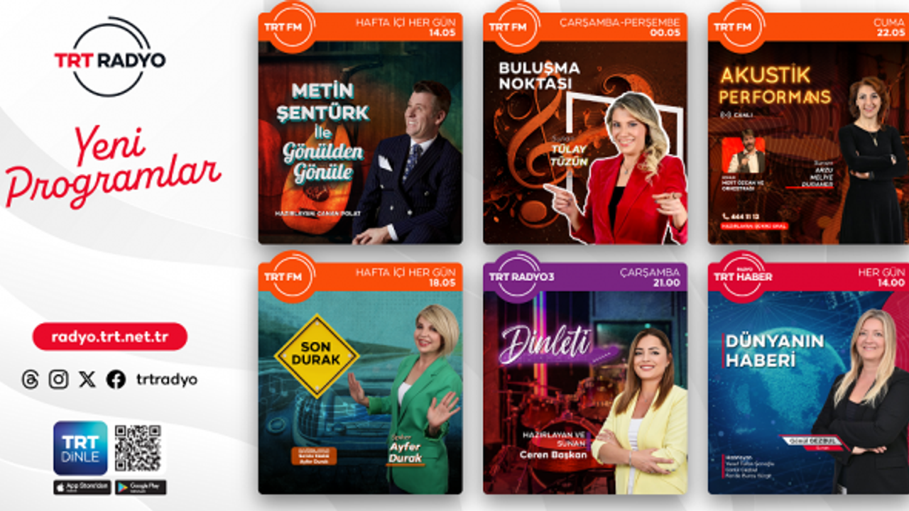 TRT Radyoları yeni içeriklerini dinleyicisinin beğenisine sunuyor