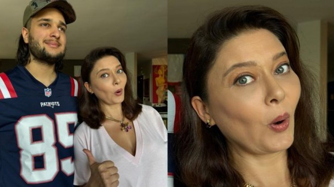 Nurgül Yeşilçay oğluyla ilk kez kamera karşına geçti