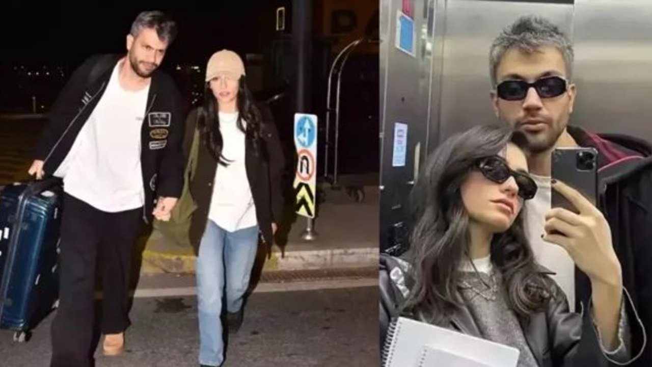 Hazar Ergüçlü ve sevgilisi Efe Çelik aşkı Kıbrıs yolcusu!