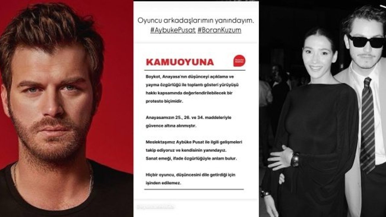 Bir tepki de Kıvanç Tatlıtuğ’dan