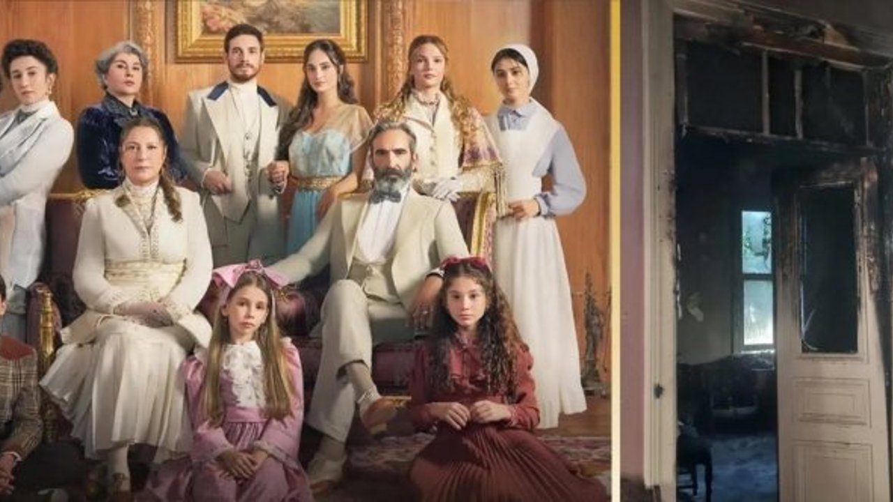 "Şakir Paşa Ailesi" setinde çıkan yangın ile ilgili açıklama!