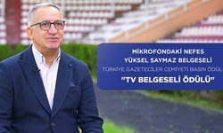 Mikrofondaki Nefes'e en iyi TV belgeseli ödülü!