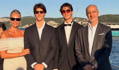 Gül Gölge ile Murat Saygı oğullarının mezuniyetinde buluştu!