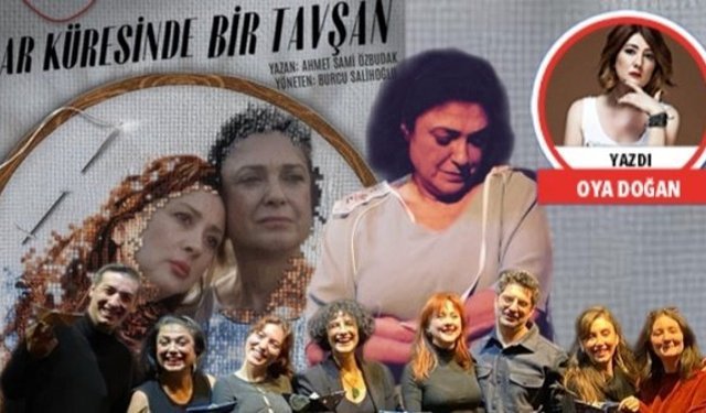 Kar Küresinde Bir Tavşan; masal güzel gerçek acıtıyor