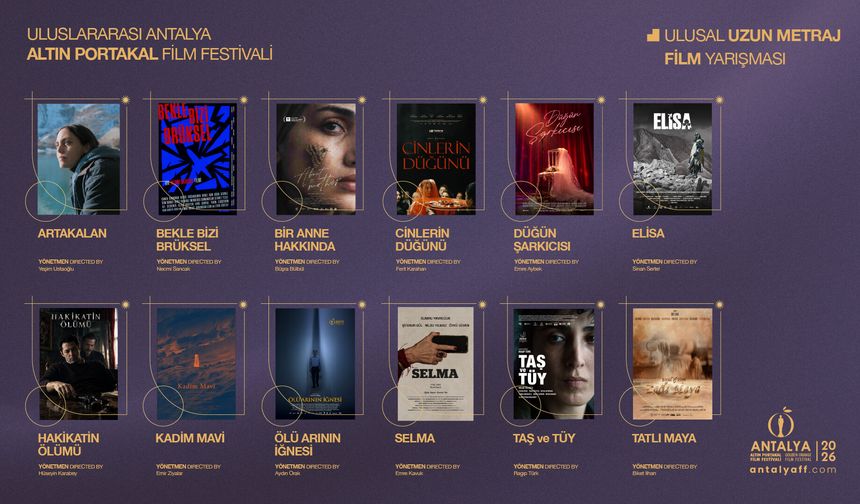 Altın Portakal’ın Finalistleri Açıklandı: 12 Film Büyük Ödül İçin Yarışacak!