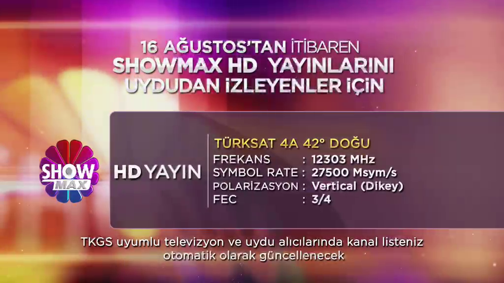 Show Max Frekans Ayarları
