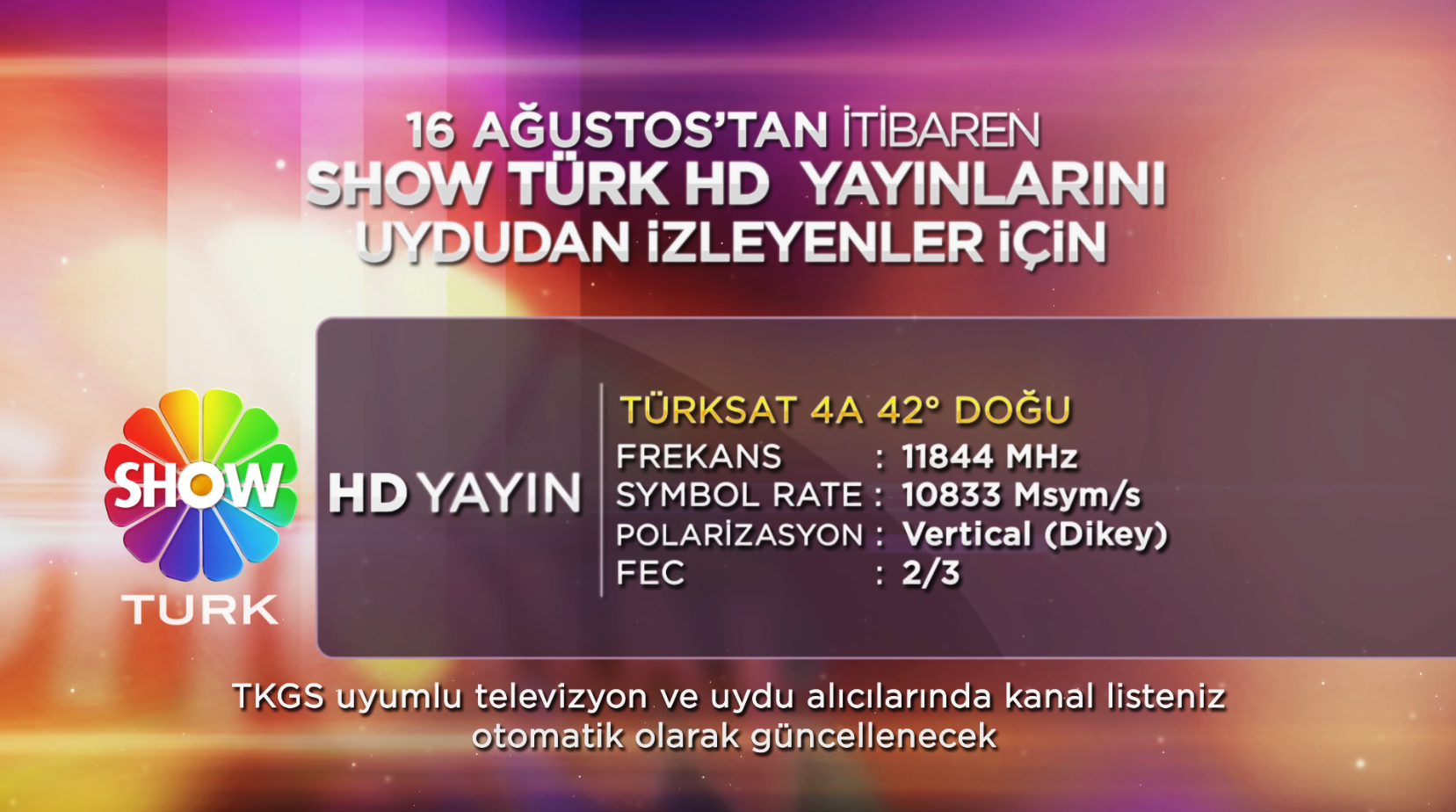 Show Türk Frekans Ayarları