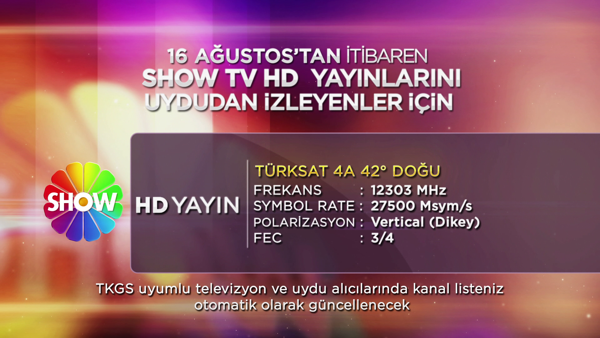 Show Tv Frekans Ayarları